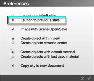 Preferences Dialog