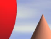 Regular AntiAliasing, Zoomed in, showing some blurring on edges