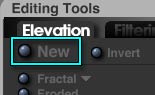 The New botton, in the Elevation Master Controls