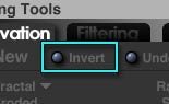 The Invert button, next one to the right in the Master controls