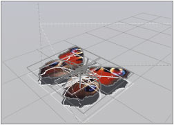 Inachis Io Butterfly, in Combined view, ready to animate!