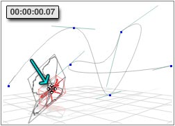 Time 00.07, Butterfly dragged down, off of Trajectory