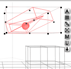 Narrow non sphere side faces cube, sphere on left