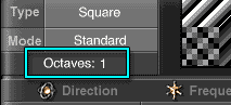 The Noise Editor, Square noise, 1 Octave
