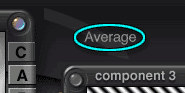 DTE: Blending mode Average circled