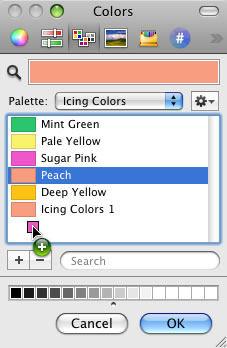 To arrange colors, you have to copy, delete, and rename them.